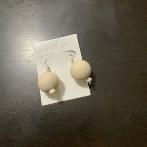 Natural wooden earrings